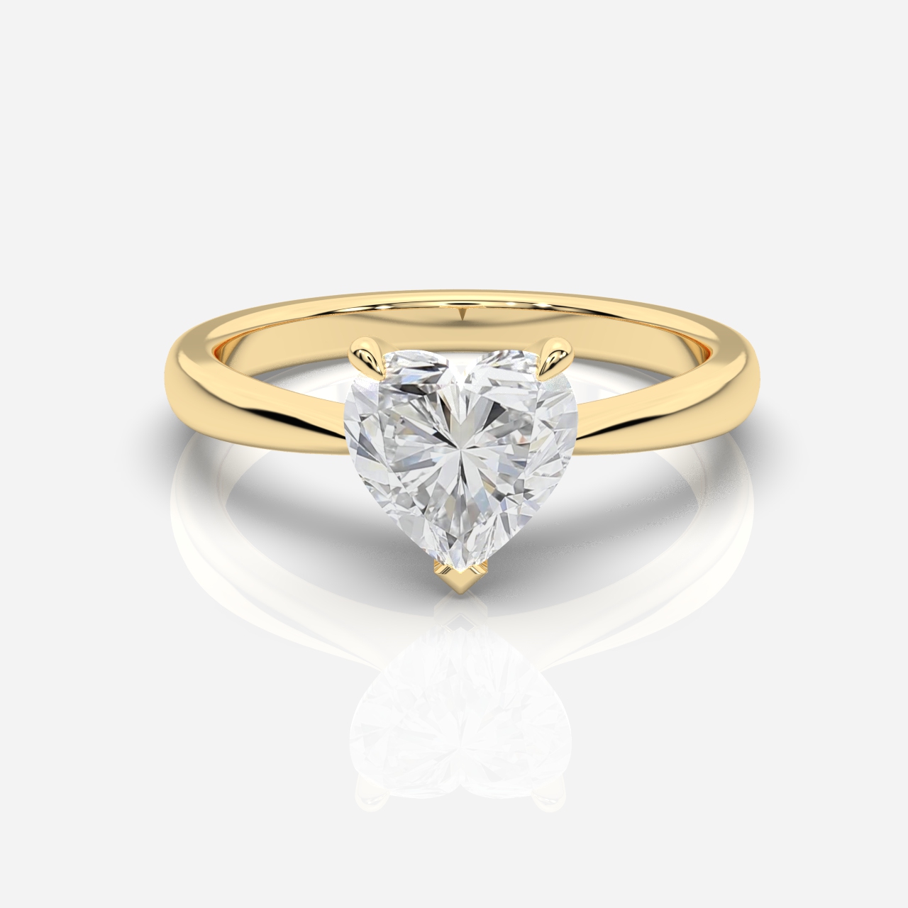 Ava Solitaire Heart